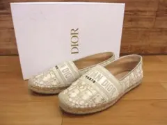 Dior フラワーモチーフ ホワイト モカシン - メルカリ