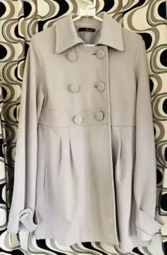 コート〜薄いグレー　レディース　羽織もの