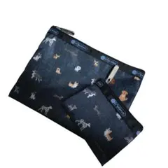 レスポートサック　LeSportsac　ポーチ　2個　犬　わんこ　犬柄のサムネイル