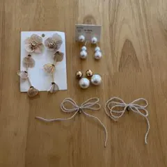 結婚式　ピアスセット