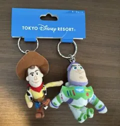 東京ディズニーリゾート ウッディ バズ・ライトイヤー キーチェーン