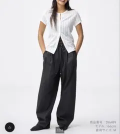 【最終値下げ】GU バレルレッグプルオンパンツ XL