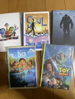 Ｉ賞 コンプリート 全５種 ポストカードブック ハッピーくじ pixar 一番
