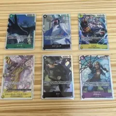 【ワンピースカード　SR6枚セット】