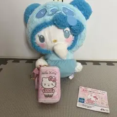 PANDA HELLO KITTY ぬいぐるみ キーケース　ギャル3 セット