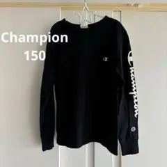 Champion ブラック 長袖カットソー 150