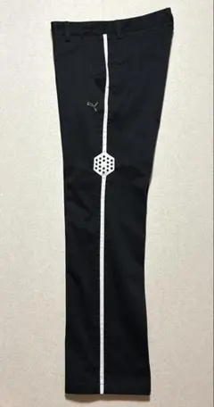 プーマ ゴルフパンツ 黒 綿98パーセント メンズ