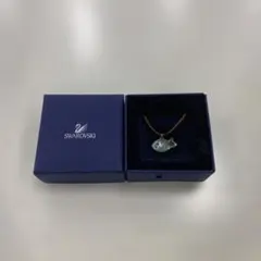 【K】SWAROVSKI フィッシュモチーフ ネックレス 82のサムネイル