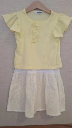 familiar ワンピース 120cm イエロー