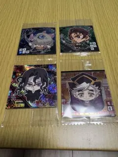 鬼滅の刃　にふぉるめーしょんウエハース其ノ十四シール4種セット