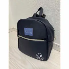 【新品】ネイビースヌーピー PVCミニリュックサック