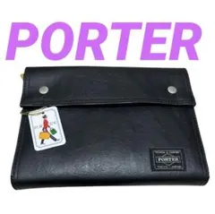 新品未使用ポーター ブラック長財布 PORTER ポーター スプレンダー ロングウォレット 261-03893 10