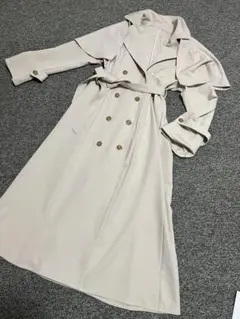 earth トレンチコート ダブルブレスト