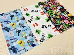 【大きめ】マイクラ生地　はぎれ★3種★4 Minecraft マインクラフト