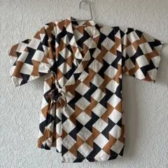 BREEZE 甚平 幾何学模様 サイズ140 新品タグ無し