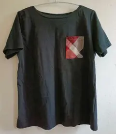 【美品】BLUE LABEL CRESTBRIDGE Tシャツ チェックポケット