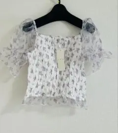 ＥＭＳ ＥＸＣＩＴＥ花柄シャーリングブラウスのサムネイル