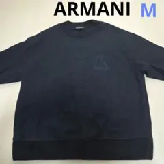 EMPORIO ARMANI メンズ クルーネック ニット ブラック M