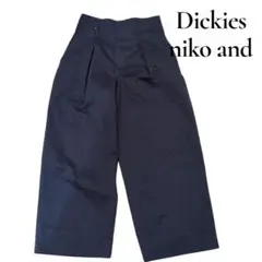 【美品】niko and... × DickiesコラボワイドワークパンツL