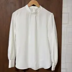 GU ホワイト 長袖ブラウス L