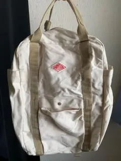 DANTON ホワイトキャンバスバックパック