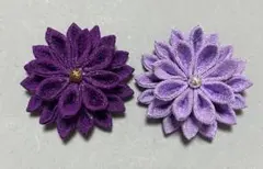 つまみ細工（シンプル・シングルカラー）