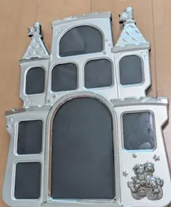 ベビーフォトフレーム お城型 シルバー