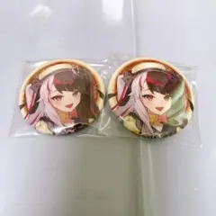 にじさんじ 夜見れな 缶バッジビスケット 2個