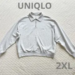 UNIQLOユニクロ2XLラブブコラボスウェット THE MONSTERSグレー