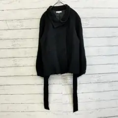 LESTERA アウター 黒 M相当 きれいめ 通勤 デート 秋冬 上品 人気作