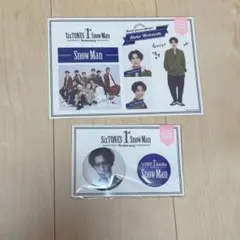 1stAnniversary ステッカー&缶バッジセット 渡辺