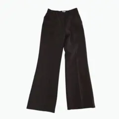 ザラ ブラックスラックス ワイドストレートパンツ ロング丈 美脚（M）