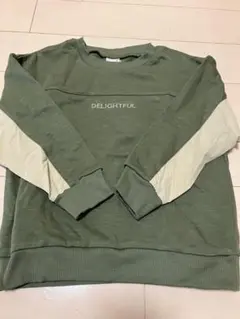 petit main 長袖カットソー 41 オリーブグリーン