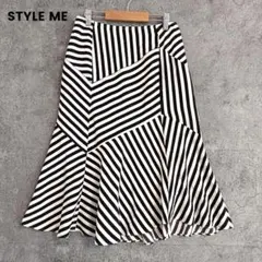 STYLE ME　スタイルミー　 フレアスカート　モノトーン　日本製　9 M