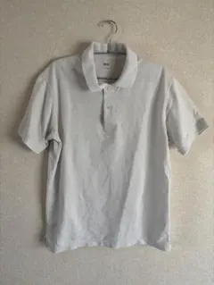 【ユニクロ】半袖ポロシャツ ホワイト L 白