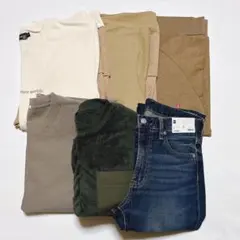 メンズ まとめ売り トレーナー Tシャツ デニムパンツ 計6点
