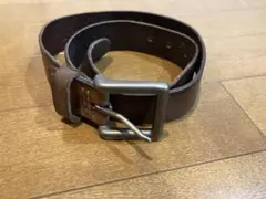 アバクロ ブラウンレザー メンズベルト 約100cm 32のサムネイル
