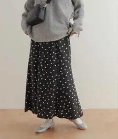 ドットプリントフレアスカート URBAN RESEARCH DOORS ドアーズ