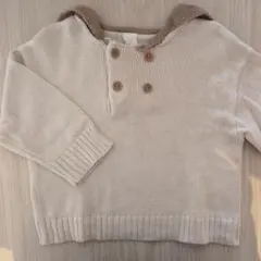 ニット セーター カーディガン セーラー襟 バースデイ cottoli 80