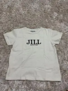 JILL by JILLSTUART ロゴ刺繍Tシャツ ホワイト