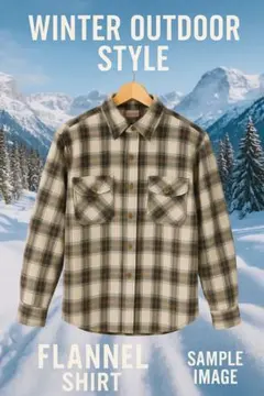 BIG MIKE ネルシャツ L 厚手 レッド系 美品 長袖 ワーク系