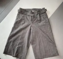 courrèges ベルト付きワイドレッグパンツ 38