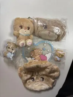 mikko ラテ　ぬいぐるみ　ポーチ