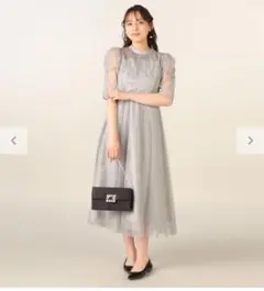 ☆LAISSE PASSE☆チュールパワショルドレス 定価¥36,300