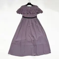 【美品✨】ワンピース　ドレス　レース　フリル　38