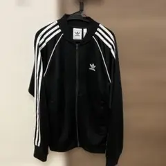 【美品】adidas ブラック トラックジャケット M