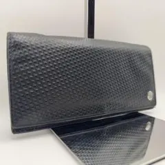 【美品】dunhill ダンヒル 本革 レザー 長財布 ブラック 付属品完備