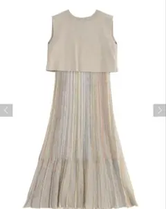 LAGUNAMOON ラグナムーン　WEB限定　ラメレインボーニットワンピース