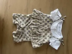 花柄 フリル ロンパース 70cmのサムネイル