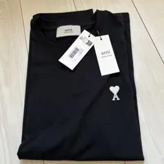 Ami Alexandre Mattiussi ハートロゴ Tシャツ ブラックのサムネイル